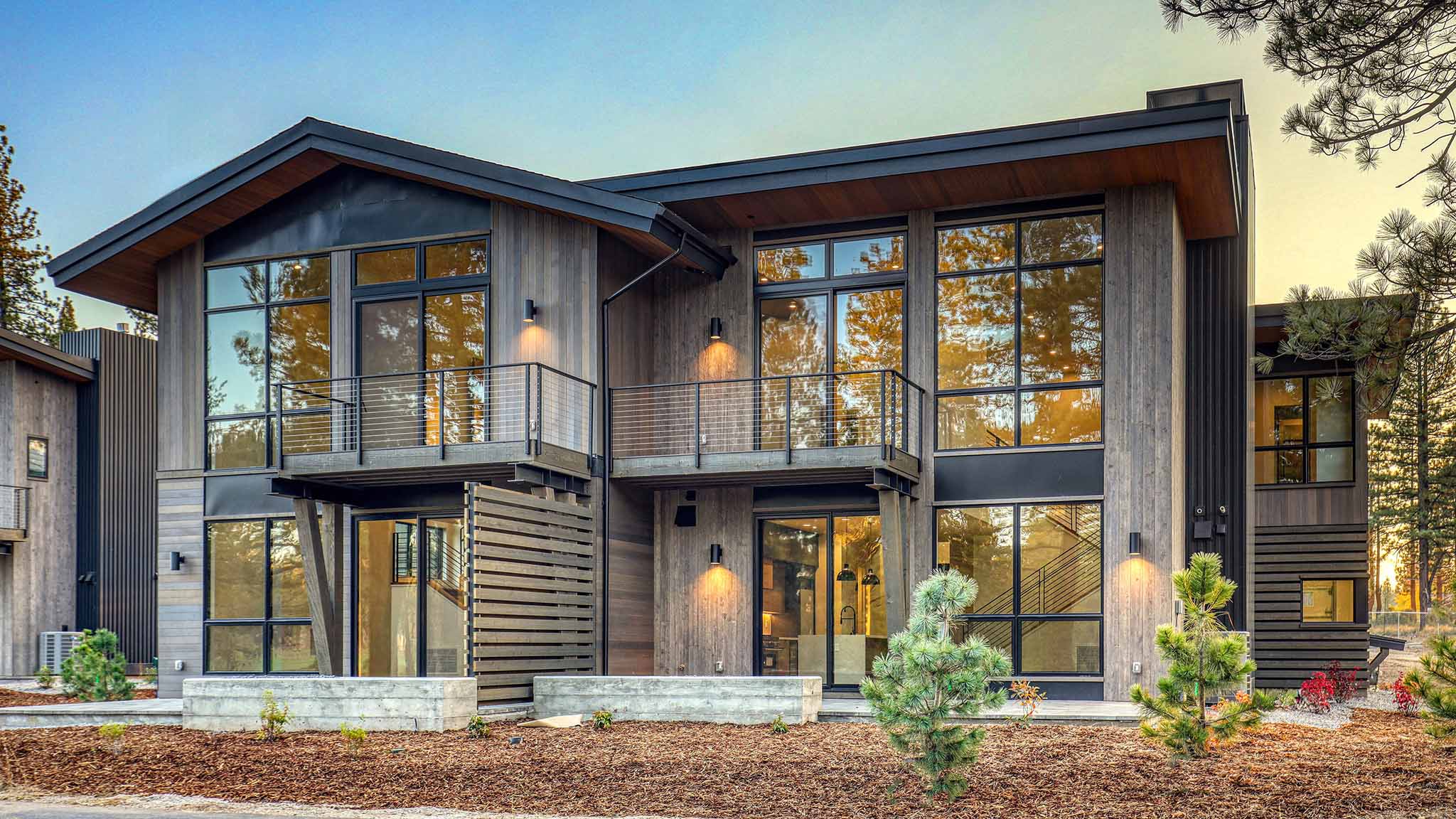 sage brush floor plan exterior twilight hero